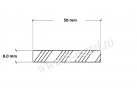 Platbanda aluminiu 50x8.0 mm 1
